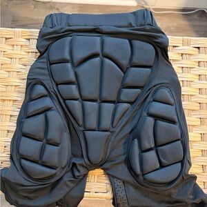Black Padded Protective Shorts